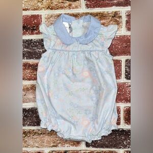 Baby Blessings Boutique watercolor floral bubble romper Preemie Newborn girls